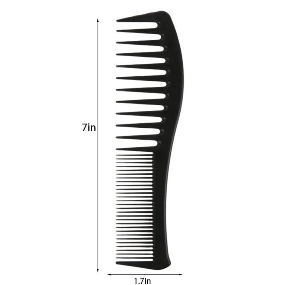 PACK OF 4 Wen Shower Comb Wide Saw Cut by Chaz Dean Authentic - Picture 4 of 4